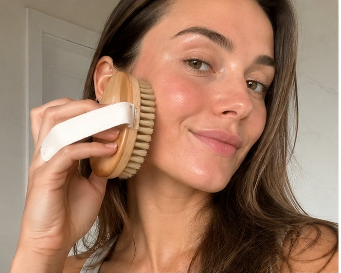 Brosse de Drainage Lymphatique Corps & Visage