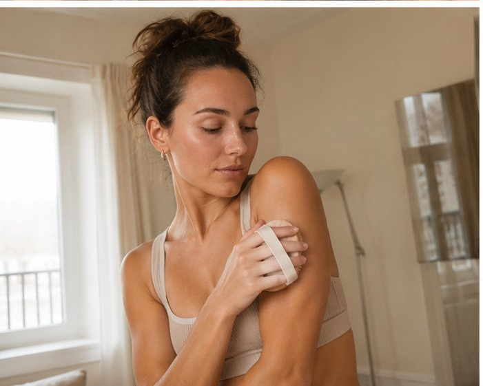 Brosse de Drainage Lymphatique Corps & Visage